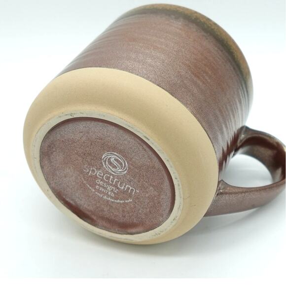 Iridescent Bronze and Browns Ceramic Coffee Mug - Picture 7 of 7